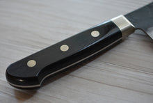 Load image into Gallery viewer, CH002 Japanese Santoku knife Zenpou - Aogami super steel black 180mm
