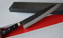 Load image into Gallery viewer, CH003 Japanese Gyuto knife Zenpou - Aogami super steel black 210mm
