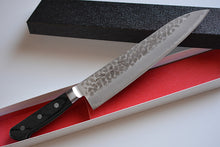 Load image into Gallery viewer, CH005 Japanese Gyuto knife Zenpou - Aogami super steel Hammered 210mm
