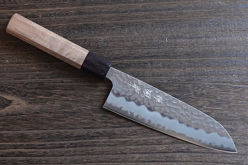 Japanese wa-santoku knife Aogami super steel by Zenpou brand