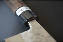 Load image into Gallery viewer, CK001 Japanese Nakiri knife Sanjo Kawamura - Shirogami#1 steel 165mm
