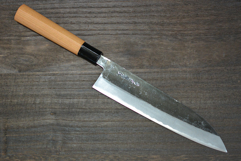 Japanese black gyuto knife Aogami2 steel by Tosa-kajiya brand