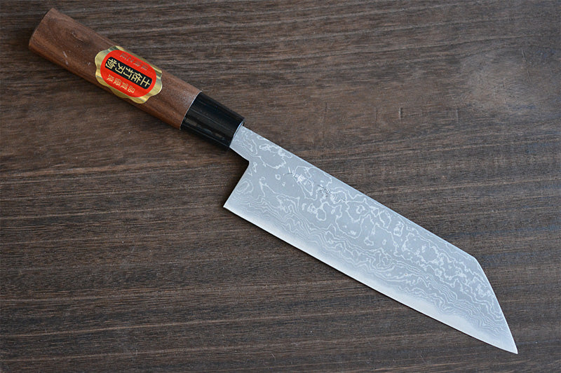 Japanese kiritsuke santoku knife Aogami2 Damascus steel by Tosa-kajiya brand