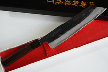 Load image into Gallery viewer, CK109 Japanese Kiritsuke Gyuto knife Tosa-Kajiya - Aogami#2 steel black 210mm
