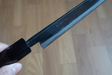 Load image into Gallery viewer, CK109 Japanese Kiritsuke Gyuto knife Tosa-Kajiya - Aogami#2 steel black 210mm
