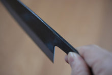 Load image into Gallery viewer, CM002 Japanese black Gyuto knife Muneishi - Aogami#2 steel 210mm without handle
