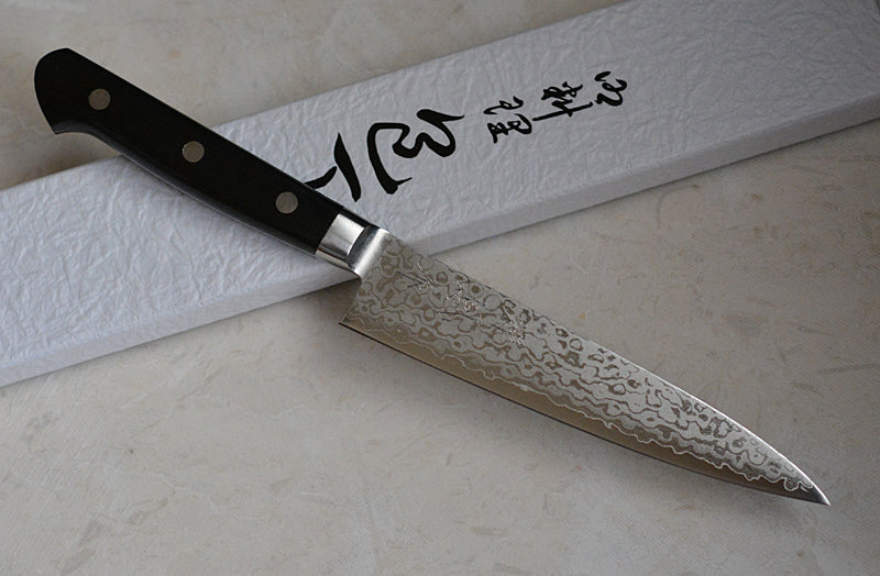 CY202 Japanese Petty knife Zenpou - VG10 Damascus steel 140mm