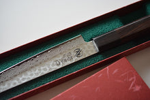 Load image into Gallery viewer, CY209 Japanese Wa-Petty knife Zenpou - Sandvik Damascus steel 155mm
