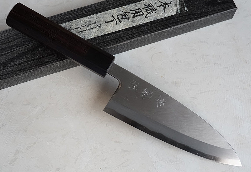 CY218 Japanese Deba knife Zenpou - Shirogami#2 carbon steel 150mm
