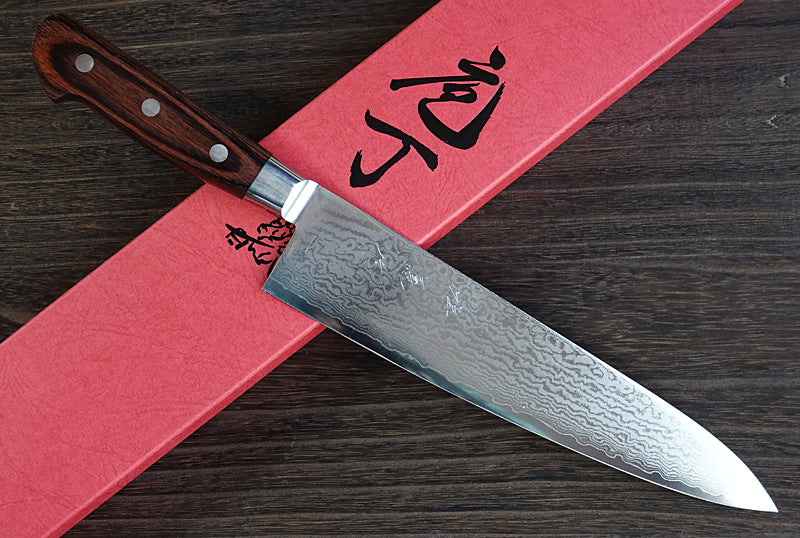 CY219 Japanese Gyuto knife Zenpou - VG10 Damascus steel 210mm