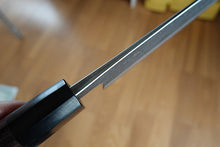 Load image into Gallery viewer, CY301 Japanese Black Santoku knife Yamamoto - Aogami Super steel 165mm
